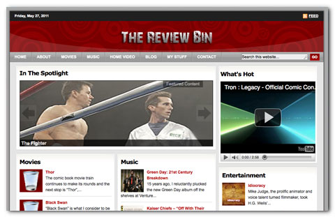 The Review Bin: Designed by Brian Lis